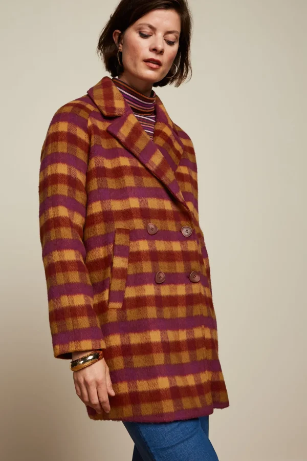 DAMES King Louie Amelie Coat Wylde Check