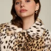 DAMES King Louie Anais Coat Cheetah Fur