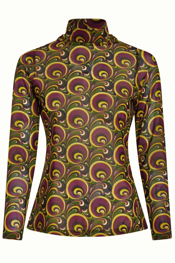 DAMES King Louie Betsy Rollneck Top Patchouli