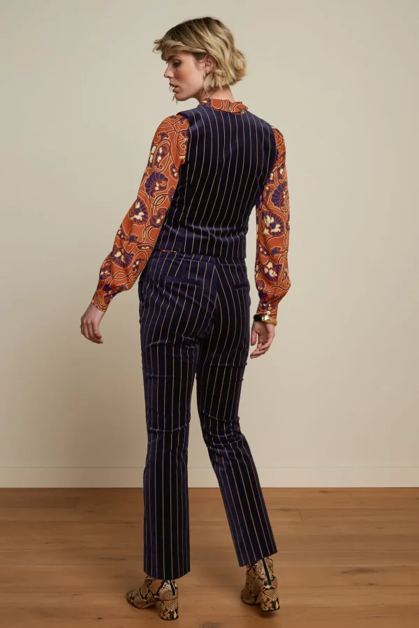 DAMES King Louie Bianca Gilet Pinstripe