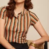 DAMES King Louie Blouse Piso Stripe