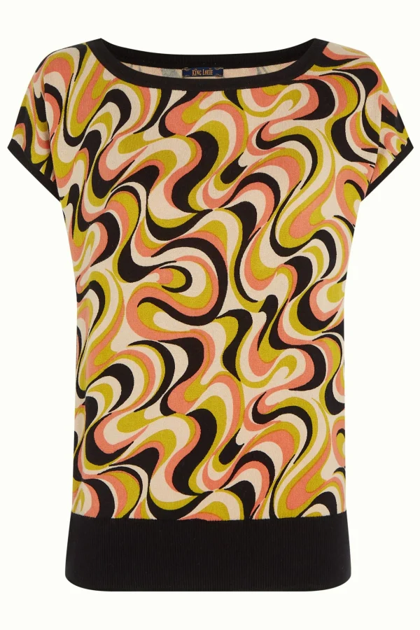 DAMES King Louie Boatneck Top Manic