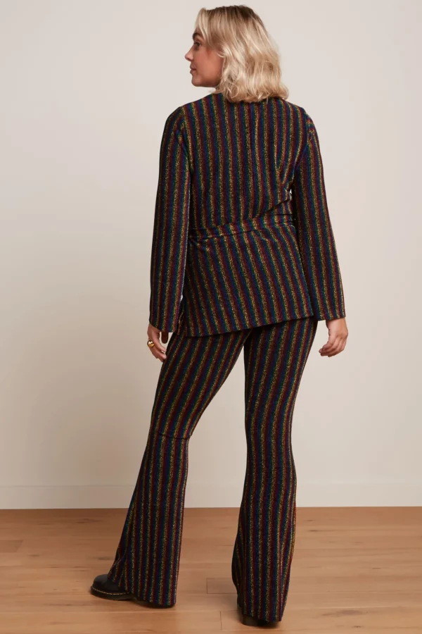 DAMES King Louie Border Flared Pants Alma Lurex