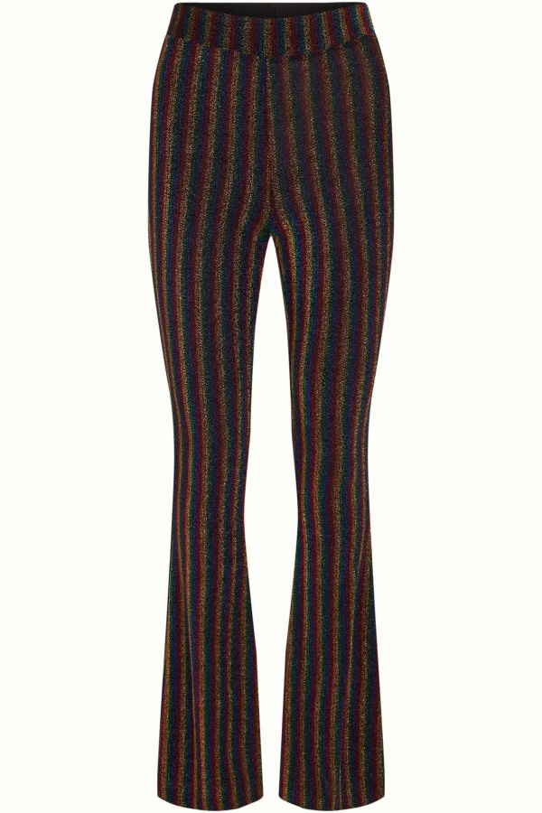 DAMES King Louie Border Flared Pants Alma Lurex