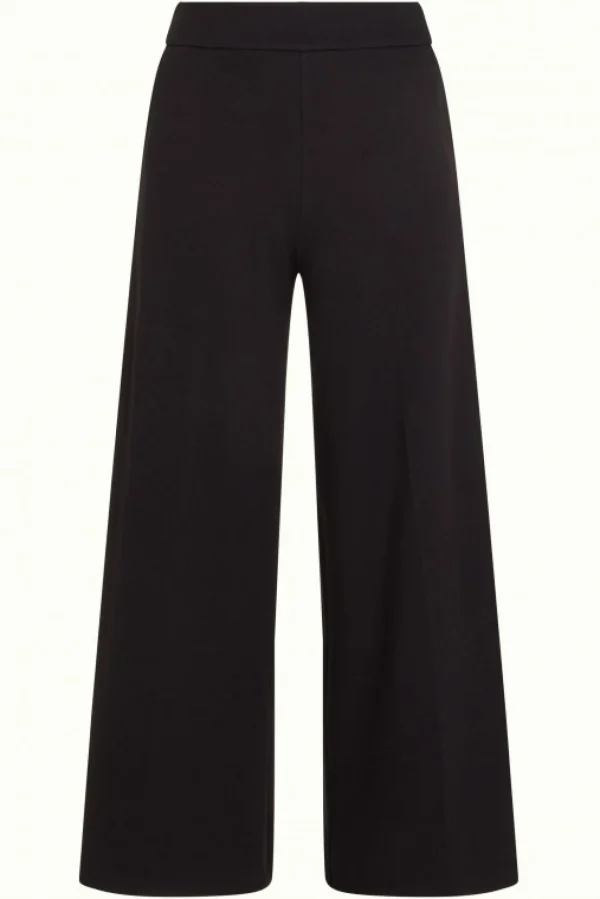 DAMES King Louie Border Palazzo Cropped Pants Milano Crepe