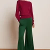 DAMES King Louie Border Palazzo Pants Milano Crepe