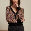 DAMES King Louie Cardi Deep V Patchouli