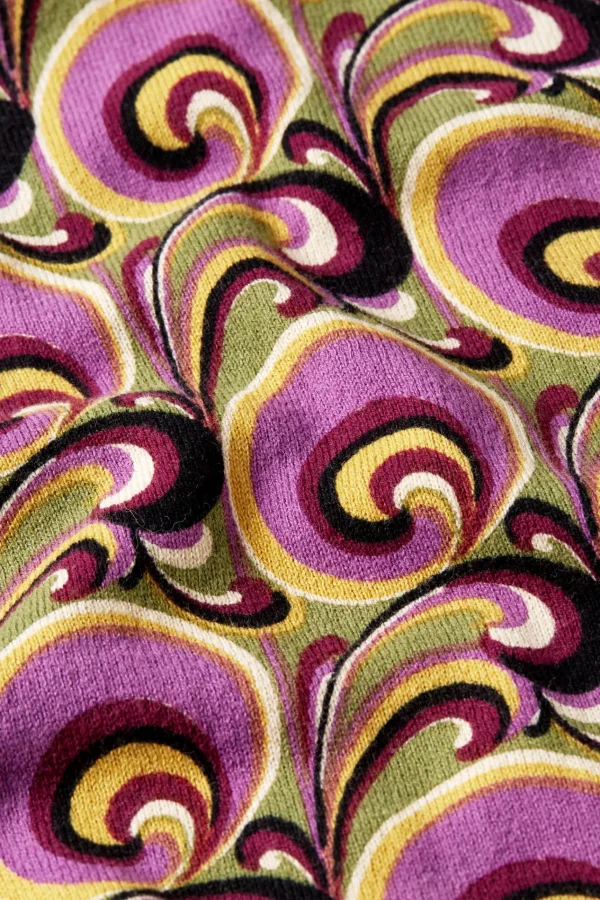 DAMES King Louie Cardi Deep V Patchouli