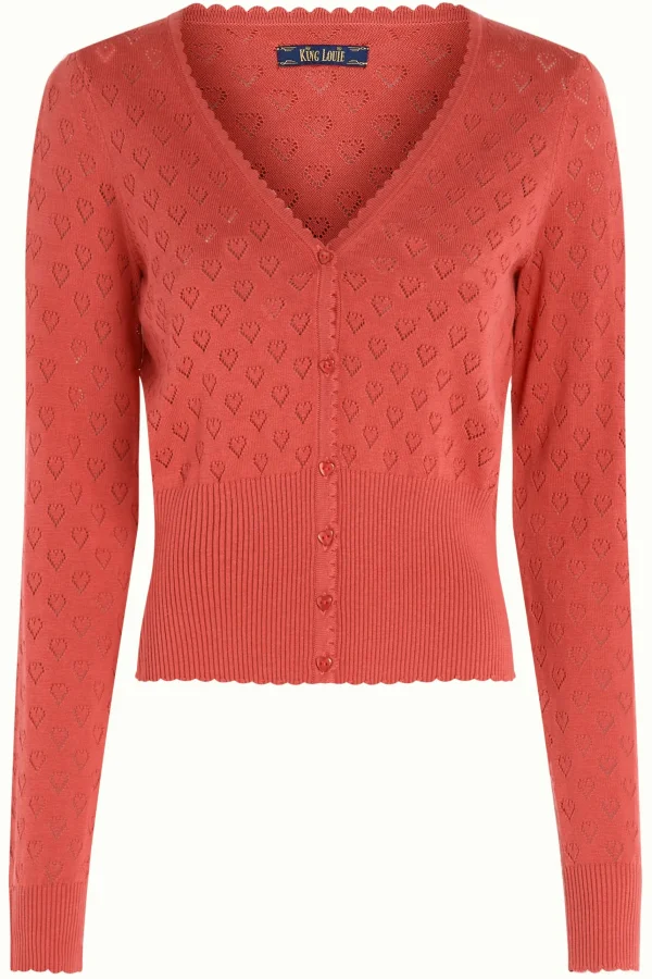 DAMES King Louie Cardi V Heart Ajour