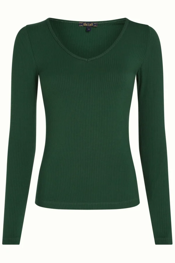 DAMES King Louie Carice V Top Uni Rib