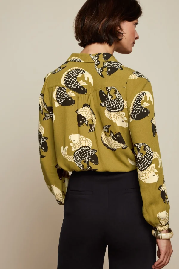 DAMES King Louie Carina Blouse Koi