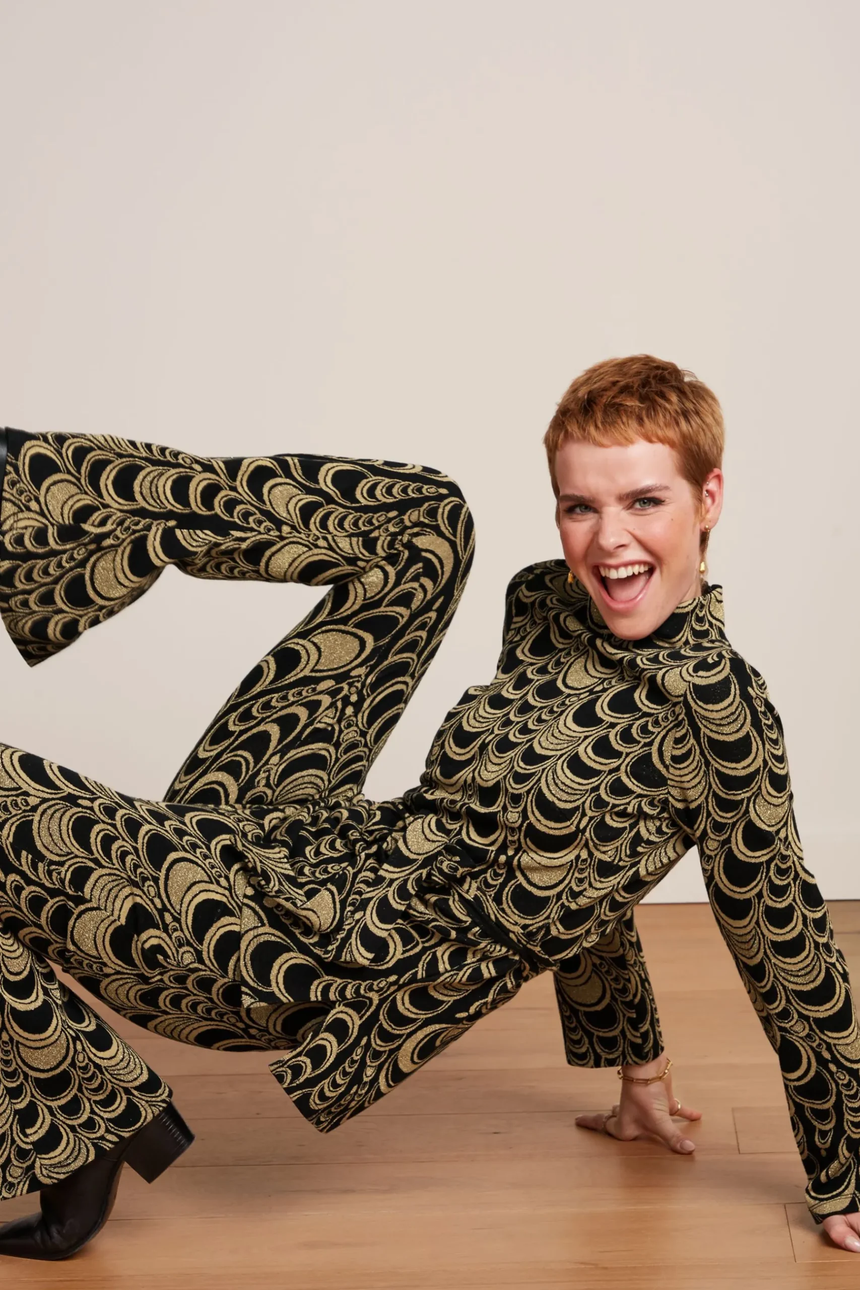 flared_pants_bobbin_jacquard_0.webp DAMES King Louie Flared Pants Bobbin Jacquard