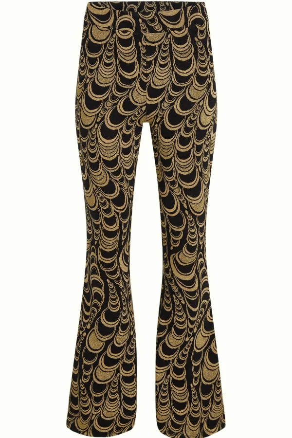 DAMES King Louie Flared Pants Bobbin Jacquard