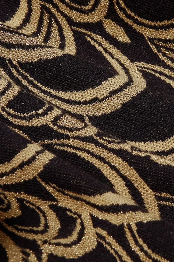 DAMES King Louie Flared Pants Bobbin Jacquard