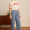 DAMES King Louie High Waist Pocket Pants Osei Stripe