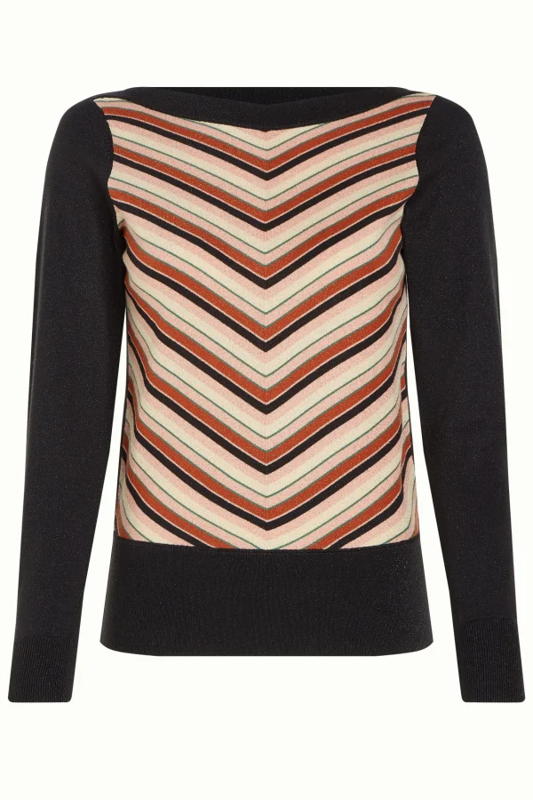 DAMES King Louie Ivy Top Lapis Stripe