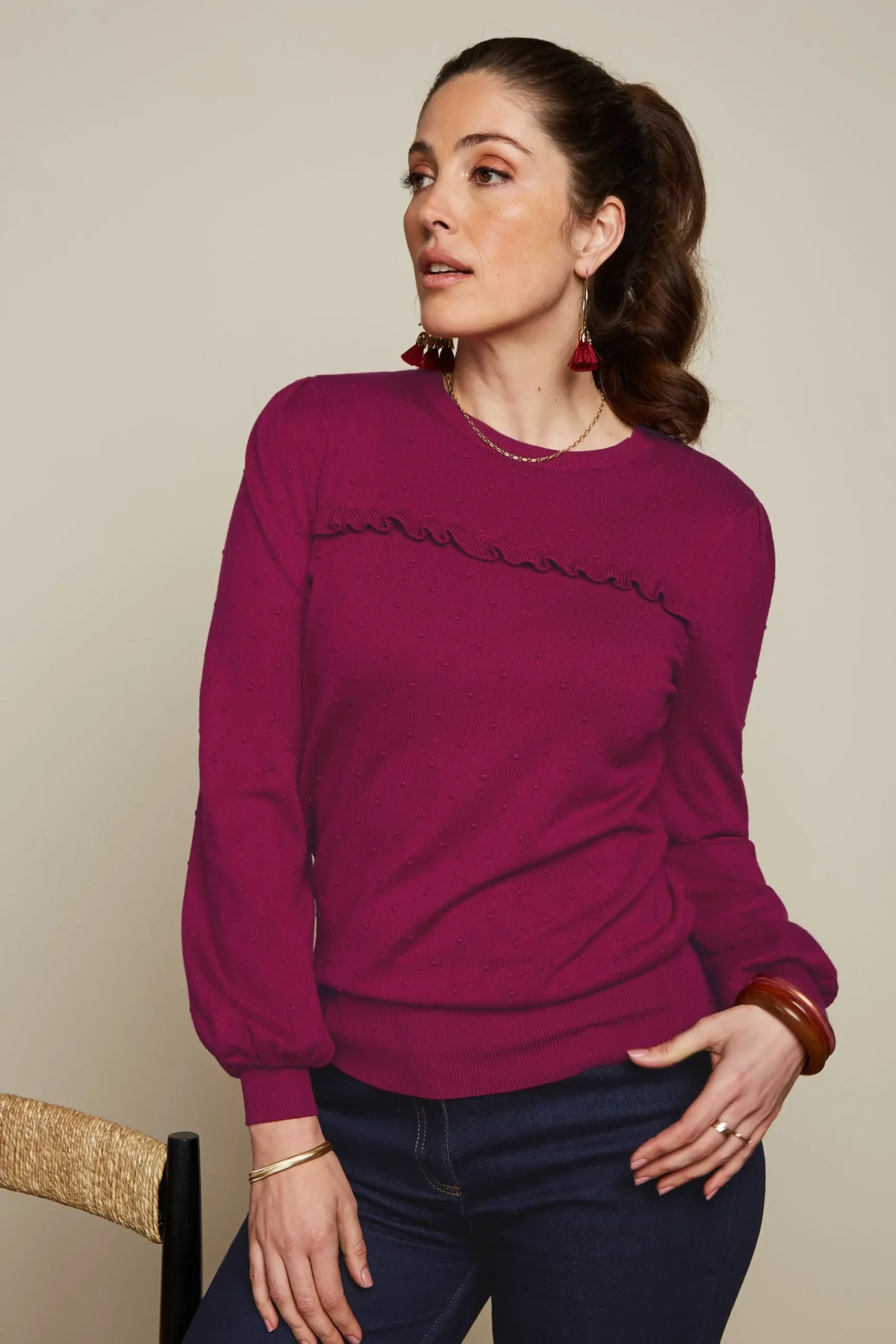 jada_ruffle_top_droplet_0.webp DAMES King Louie Jada Ruffle Top Droplet