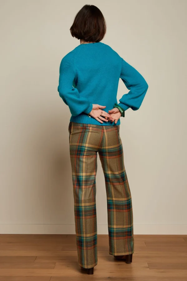 DAMES King Louie Marcie Pants Feathers Check