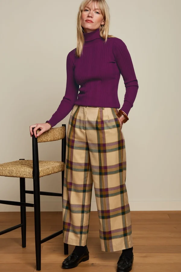 DAMES King Louie Marlene Cropped Pants Dreamer Check