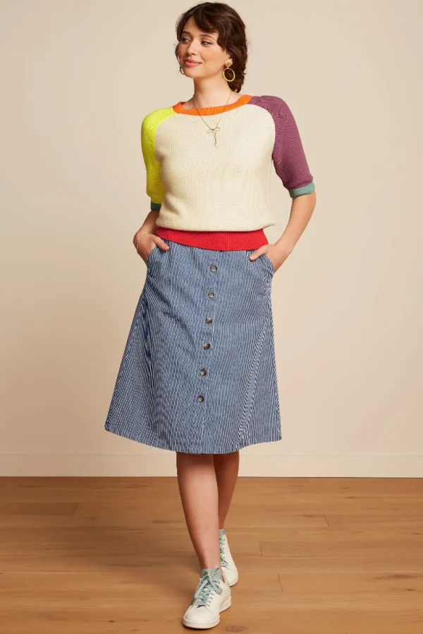 DAMES King Louie Mary Skirt Osei Stripe