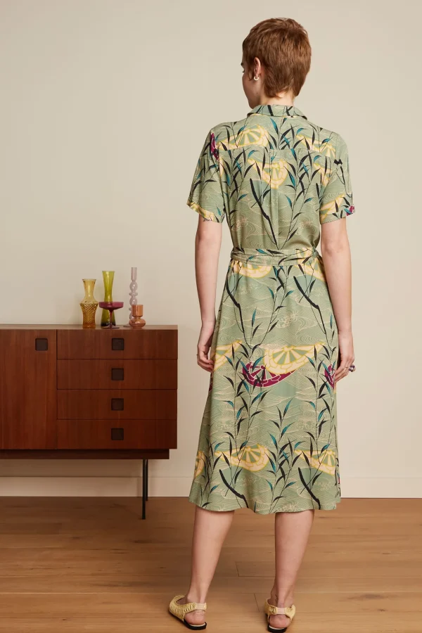 DAMES King Louie Olive Midi Dress Blush