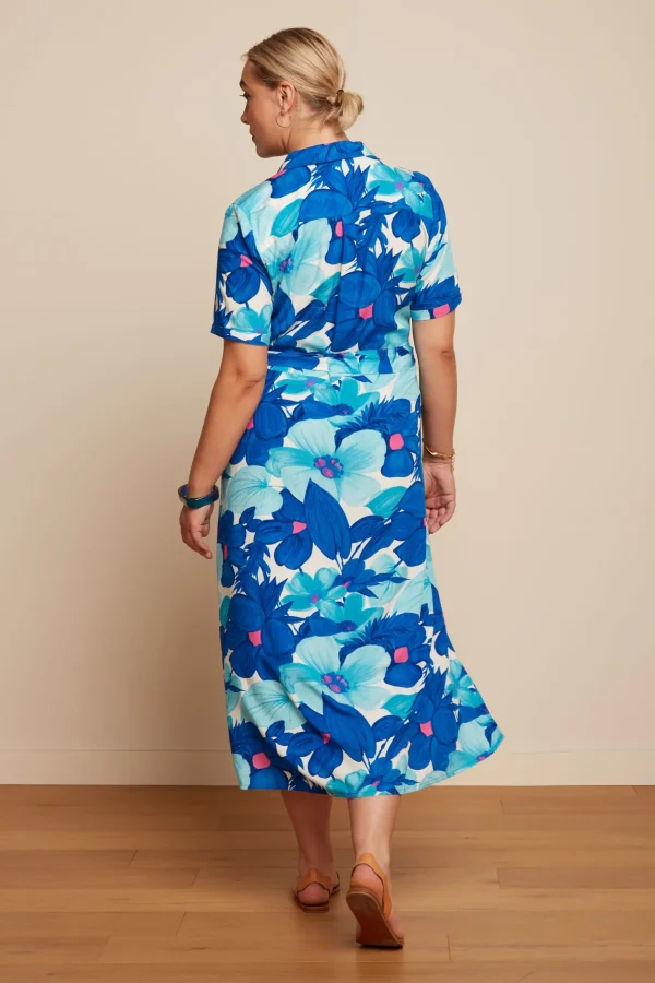 DAMES King Louie Olive Midi Dress Seychelles