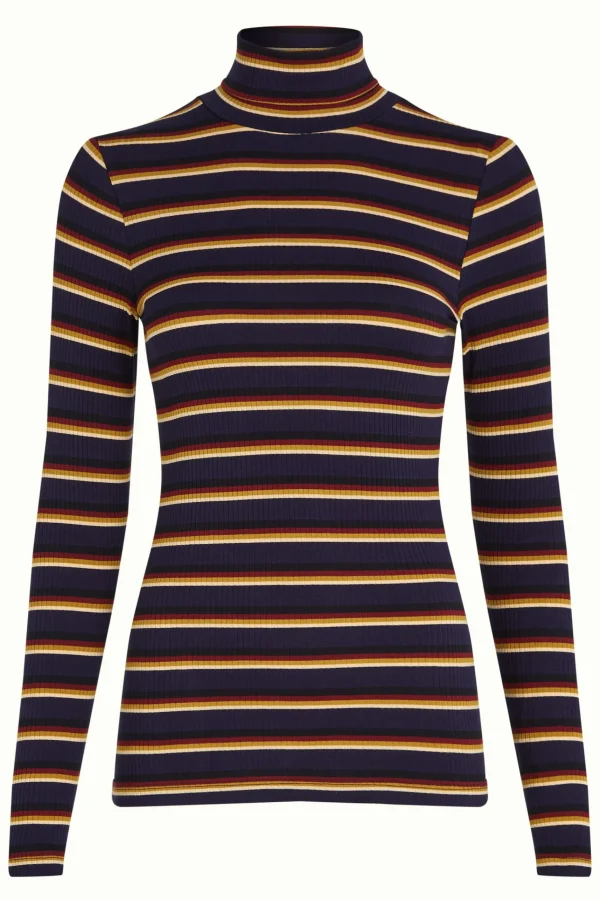 DAMES King Louie Rollneck Top Century Stripe