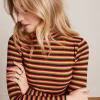 DAMES King Louie Rollneck Top Mimmi Stripe