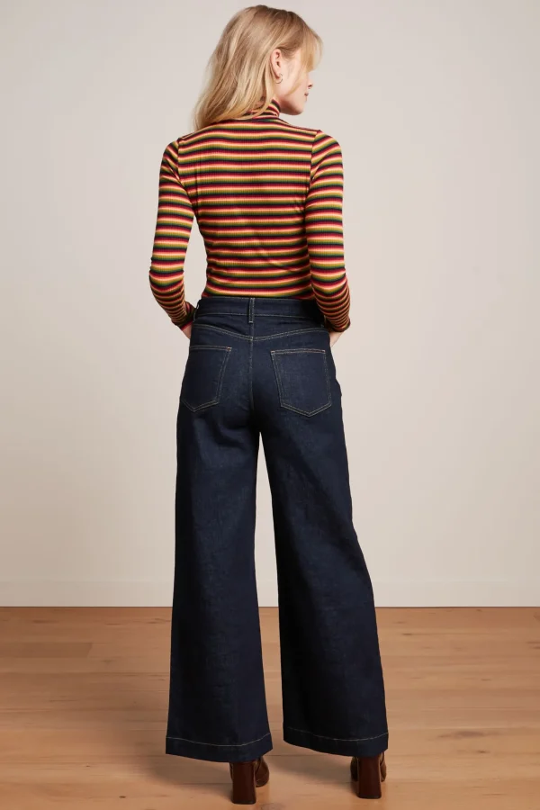 DAMES King Louie Rollneck Top Mimmi Stripe