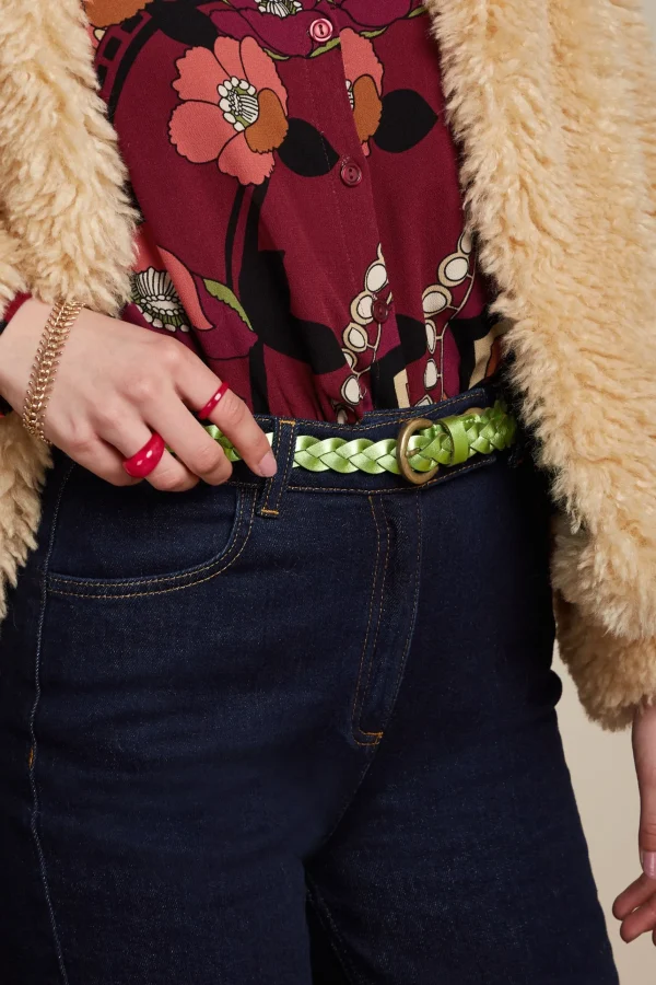 DAMES King Louie Shiny Braided Belt