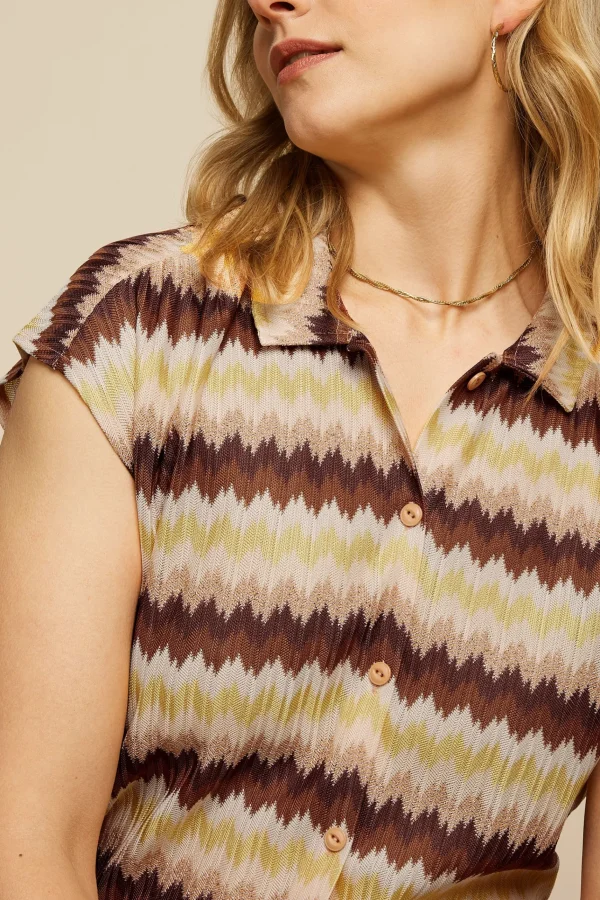 DAMES King Louie Viv Blouse Carmine