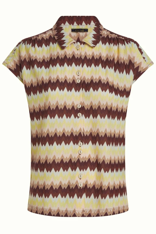 DAMES King Louie Viv Blouse Carmine