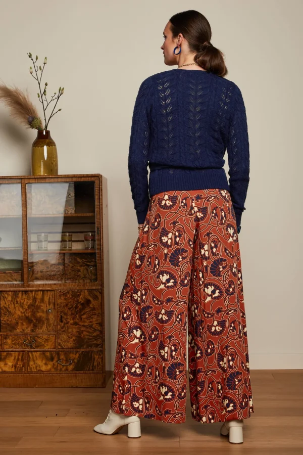 DAMES King Louie Wrap Top Farfalle