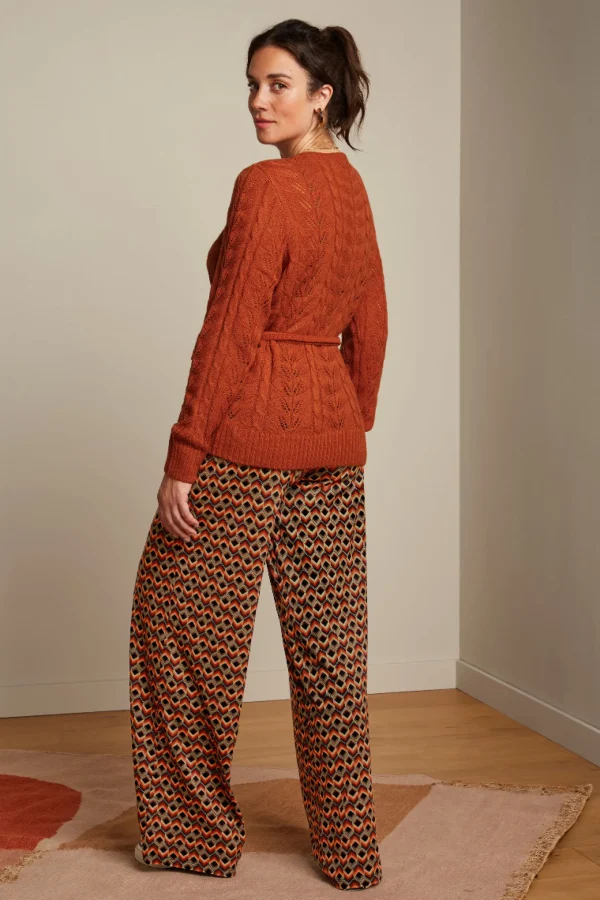 DAMES King Louie Wrap Top Farfalle