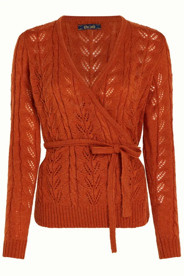 DAMES King Louie Wrap Top Farfalle